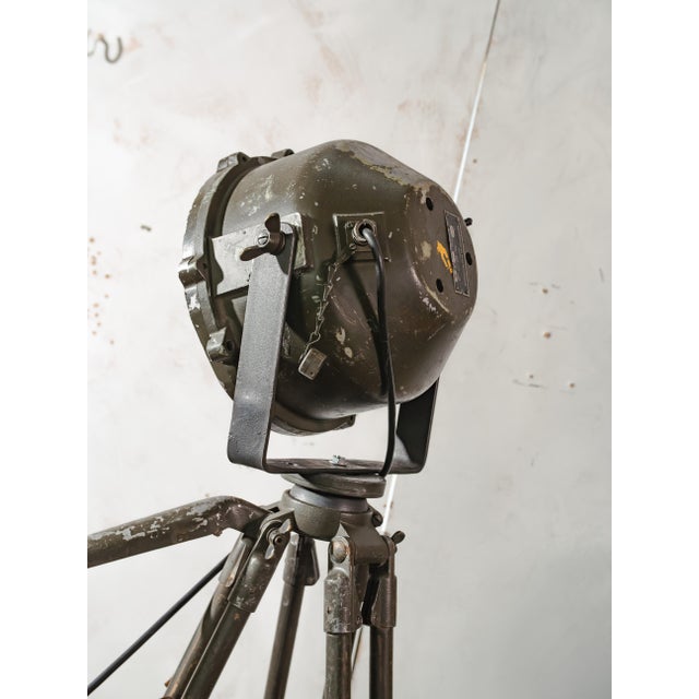 Military Signal Lamp Floor Lamp from JWO, Germany, 1950s For Sale - Image 12 of 18