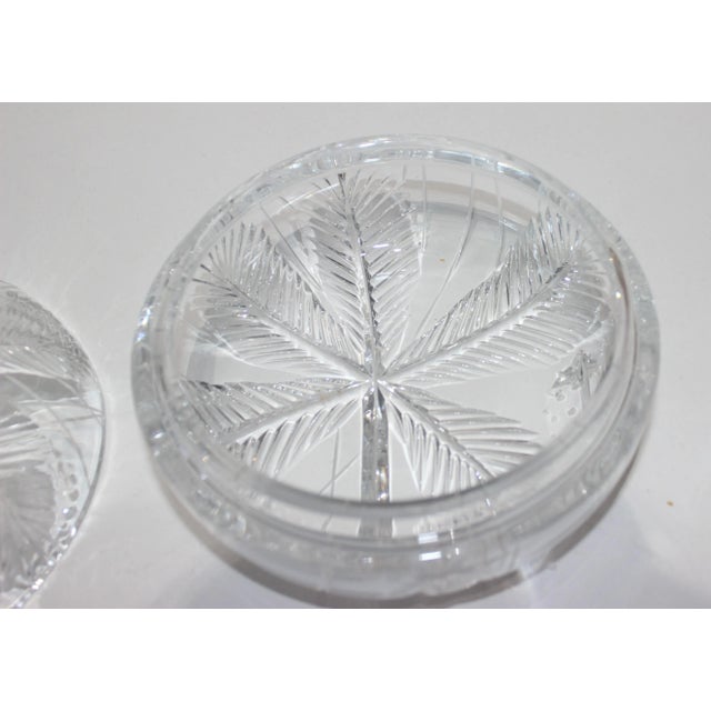 American Cut Crystal Bonbonnier Box For Sale - Image 3 of 11