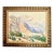 Vintage Mid-Century Modern Impressionist California Plein Air Desert Landscape, Original Oil on Board Signed & Framed For Sale