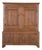 18th Century English Stripped Oak Livery Cupboard, 1780 For Sale