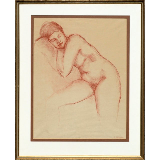 Paper S. LeDrew Sleeping Nude Figurative For Sale - Image 7 of 12
