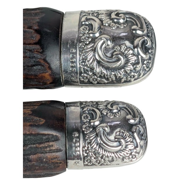 Victorian English Fish Serving Knife and Fork, Aesthetic Movement, C. 1888 For Sale - Image 4 of 11