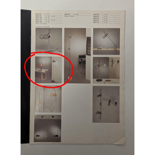 Spider Clamp Table Lamp by Joe Colombo for Oluce, 1960s For Sale - Image 15 of 17