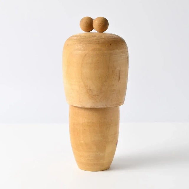 Vintage Japanese Wooden Kokeshi Doll by Kojo Tanaka, 1950s For Sale - Image 6 of 9