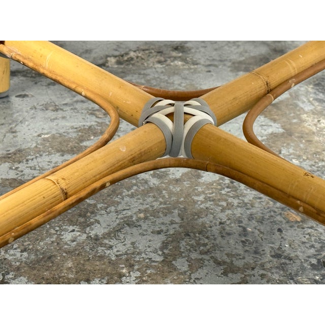 Serena & Lily Riviera Rattan Dining Chairs, Set of Four For Sale - Image 10 of 12