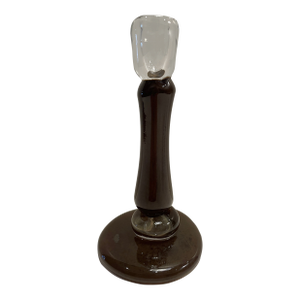 1990s Art Glass Candlestick by Arien