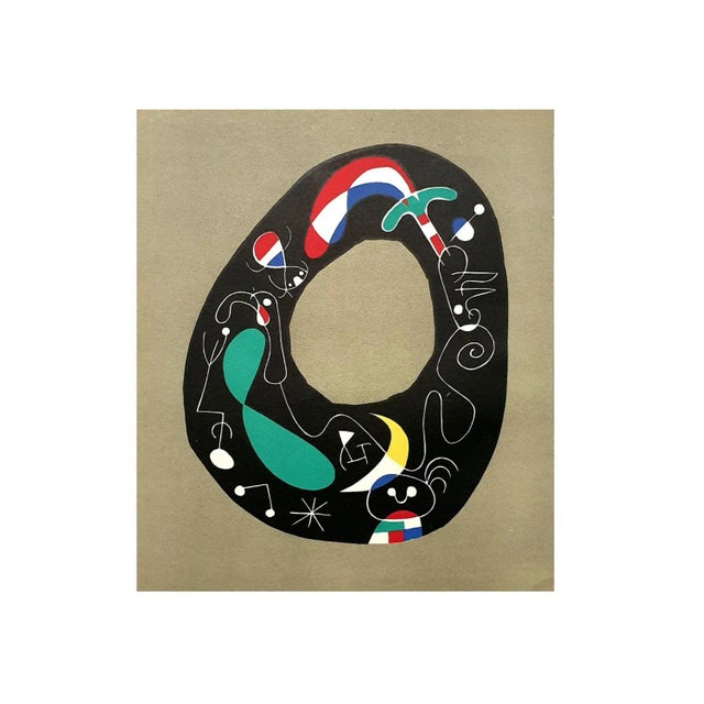 Joan Miro - The Magic Stone - Original Lithograph 1956 For Sale - Image 3 of 7