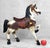 A Traditional Folk Art Carousel Horse Monumental Mantel/Floor Sized, Stands 24" Solid Plaster - Quite Weighted Wonderful...