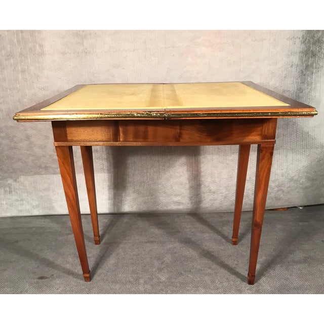 1820 South German Biedermeier Walnut Card Table For Sale - Image 11 of 12