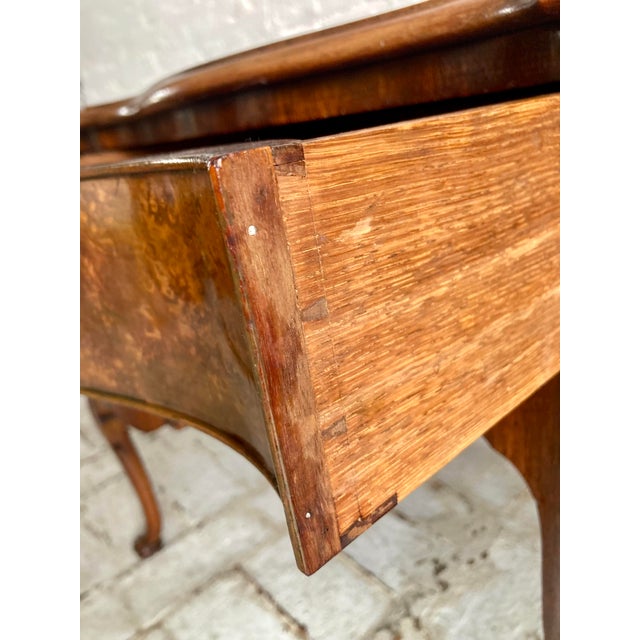 English Queen Ann Style Desk, 1890s For Sale - Image 12 of 18