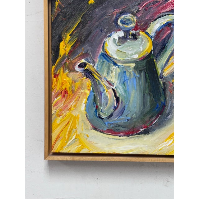 2000 - 2009 Circa 2001 Albert Smith Abstract Teapot, Framed For Sale - Image 5 of 12