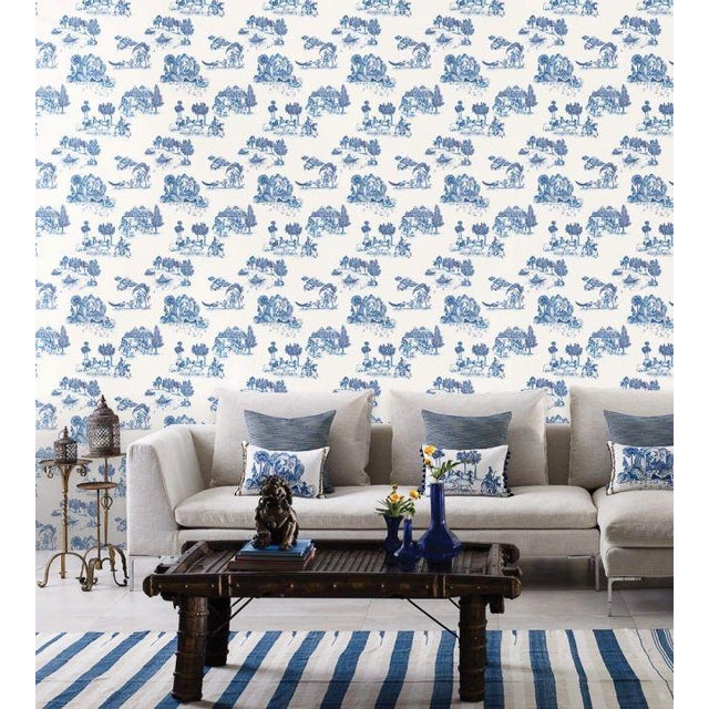 Zanskar Wallpaper Blue Sample Chairish