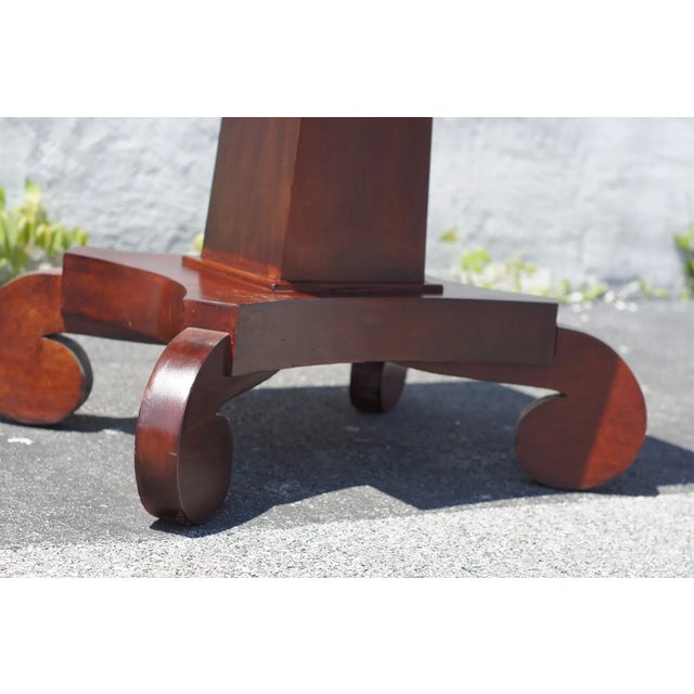 Cherry Wood Empire Dropleaf Table For Sale - Image 12 of 12