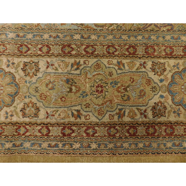 Genuine Hand Knotted Indo Persian Rug. 8'x 10' For Sale - Image 4 of 18