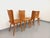 Vintage Brutalist Wooden Chairs, 1960s, Set of 4 For Sale - Image 17 of 18