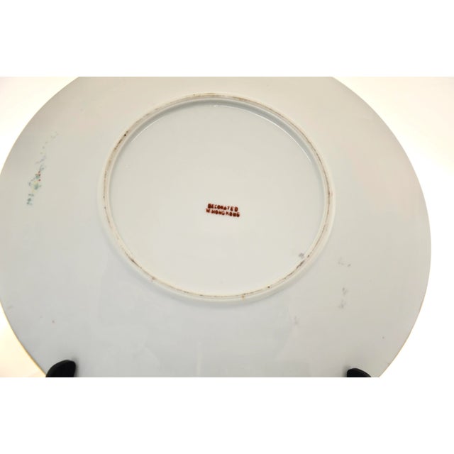 Imperial Dragon 14” Plate With Stand For Sale In Chicago - Image 6 of 6