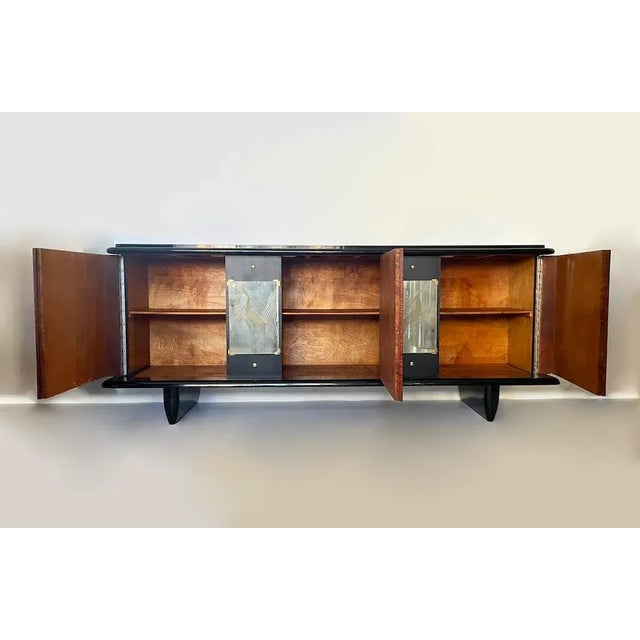 Art Deco Sideboard in Rosewood and Elm, 1930s For Sale - Image 3 of 11
