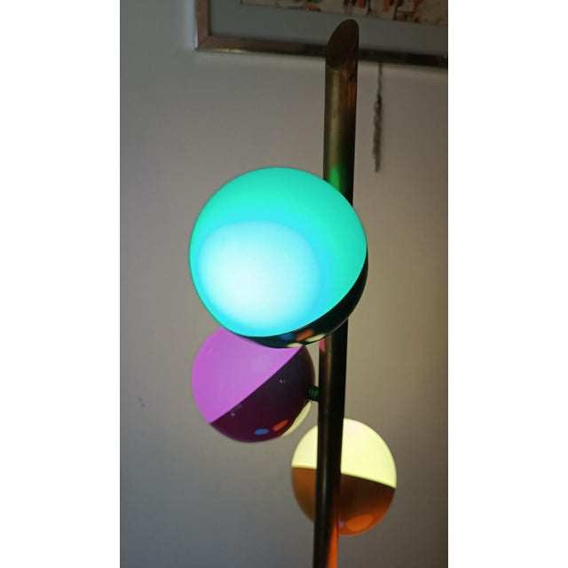 Metal Alberello Floor Lamp, Set of 6 For Sale - Image 7 of 11