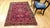 Antique Sarouk Area Rug, Hand-Knotted Wool, Allover Floral Pattern, 4x6, Red & Navy For Sale - Image 4 of 17
