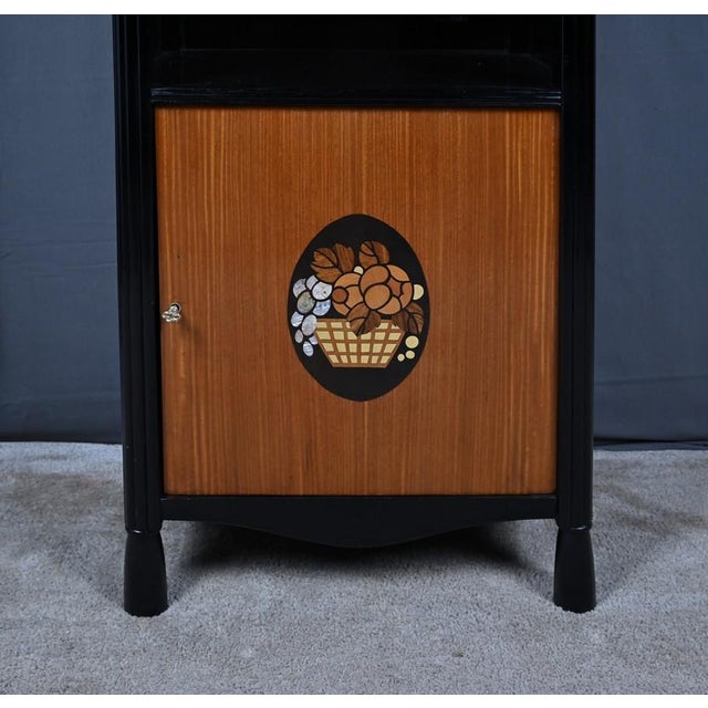 Art Deco Marquetry Sideboard in the style of Louis Süe and André Mare, 1940 For Sale - Image 9 of 18