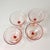 Mid 20th Century Art Deco Hollywood Regency Boho Chic Pink Crystal Champagne Coupes - Set of 4 For Sale - Image 6 of 9