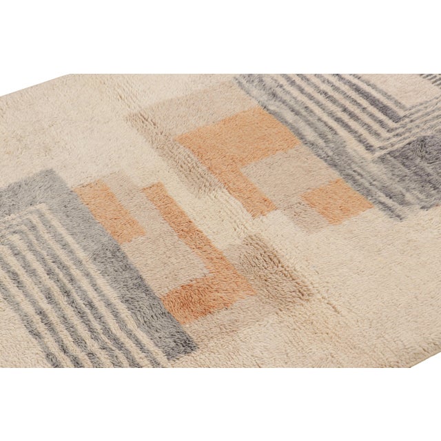 Made with hand-knotted wool and originating from Morocco, this 4x5 Moroccan rug by Rug & Kilim represents an exciting new...