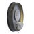 Vintage Industrial Beige Opaline Glass, Grey Metal and Bakelite Sconce For Sale - Image 5 of 7
