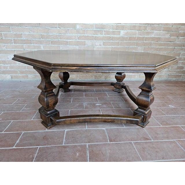 20th Century Octagonal Coffee Table, Italy For Sale - Image 17 of 17