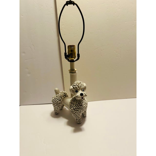 This is an exceptional Spaghetti Poodle Lamp with beautiful hand painted face and paws. The large eyes are a striking...
