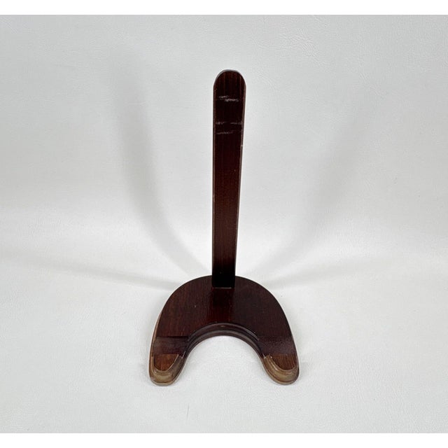 Antique 19th Century Chinese Canton Blue & White Export Porcelain 8.5" Scenic Bowl & Stand For Sale - Image 10 of 12