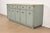 1970s Professionally Refinished 1970s Drexel Accolade Campaign Buffet / Sideboard — Custom Sage Green For Sale - Image 5 of 8