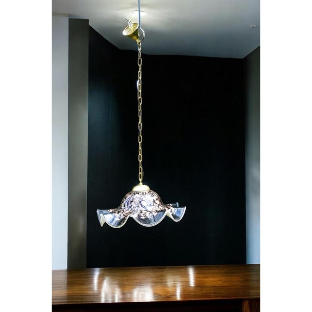 Pendant Lamp in the style of Mazzega, 1970s For Sale - Image 5 of 10