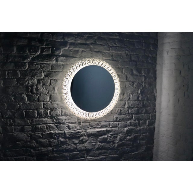 Round Backlit Mirror, 1960s For Sale - Image 11 of 11