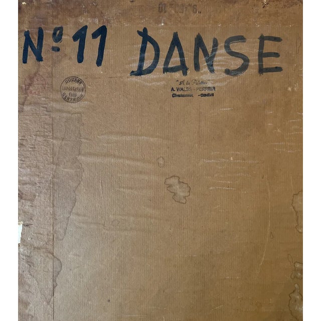 Xavier Albert Fiala, Danse, Oil on Cardboard, 1947 For Sale - Image 12 of 13