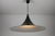 Black Round Pendant Lamp from Fog & Mørup, 1970s For Sale - Image 4 of 10