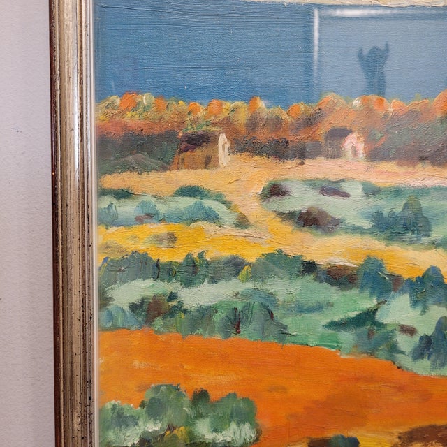 H. Halbertus, Mediterranean Landscape, 1950s, Oil Painting on Canvas, Framed For Sale - Image 10 of 17