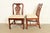 Baker Furniture Georgian Carved Mahogany Side Chairs or Dining Chairs, Pair For Sale - Image 11 of 15