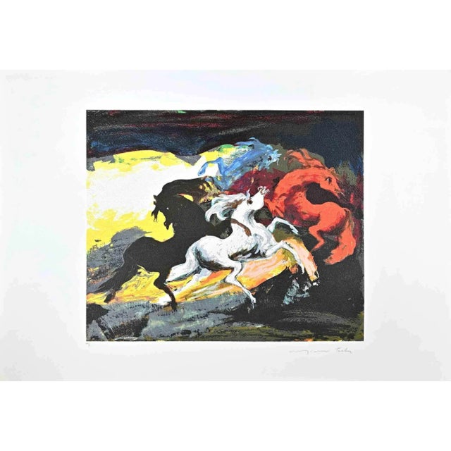 Gianni Testa, The Sorrel, Original Screen Print, 1986 For Sale - Image 4 of 4