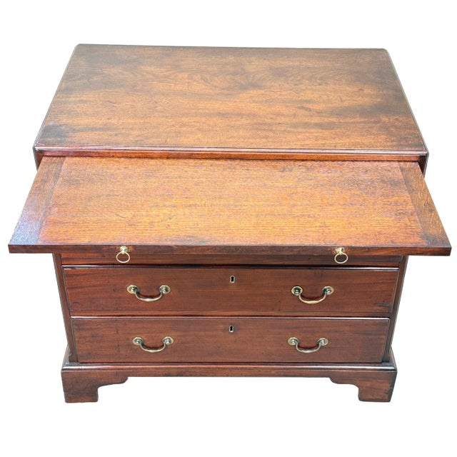 Antique Georgian Mahogany Chest, 1750 For Sale - Image 9 of 13