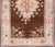 Tribal Vintage Latch Hook Design Turkish Oushak Rug in Chocolate Brown, Taupe, Gray and Burnt Orange For Sale - Image 3 of 13