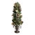 Large Vintage Painted Tole Floral Wall Hanging With Urn, 28” For Sale