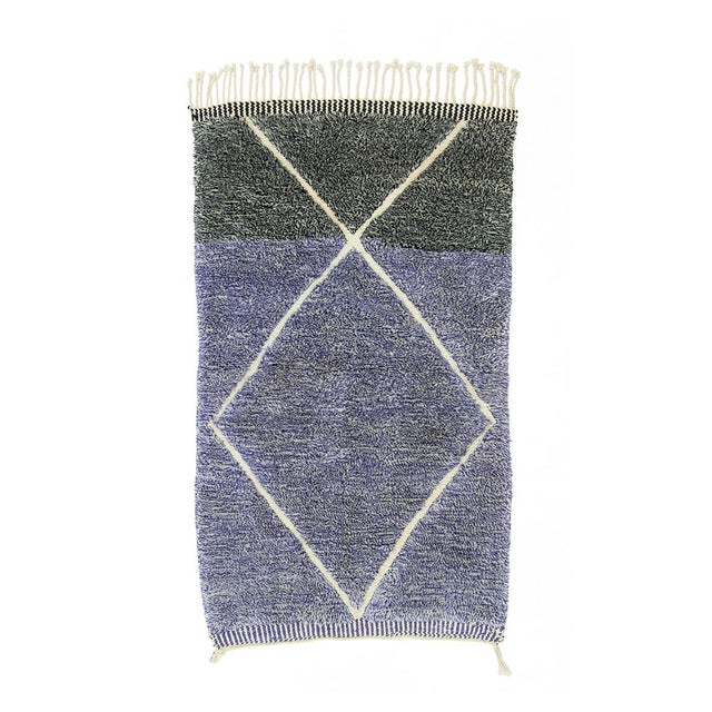 Hand-Knotted Wool Rug by Azele Studio For Sale - Image 10 of 10