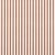 Schumacher Mathis Ticking Stripe Wallcovering In Umber For Sale