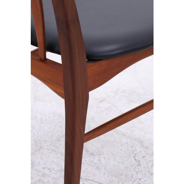Danish Eva Chairs in Teak by Niels Koefoed, Set of 2 For Sale - Image 9 of 18
