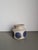 Mid-Century Modern Stoneware Vase with Cobalt Blue Polka Dots, 1960 For Sale - Image 6 of 10