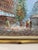 Wood Vintage Signed Burnet Paris Street Scene Oil Painting in Ornate Gilt Frame For Sale - Image 7 of 14