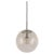 Petite Limburg Chrome with Clear Glass Ball Pendant, Germany, 1970s For Sale - Image 12 of 12