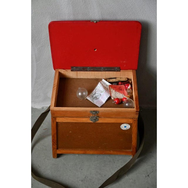 For fishing enthusiasts\. obviously vintage, or for home decor, this charming fisherman's stool-box is a nice object with...