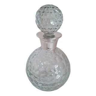 Camelot Silverware Cut Glass Golf Ball Spirit Decanter, 1991 For Sale