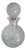 Camelot Silverware Cut Glass Golf Ball Spirit Decanter, 1991 For Sale